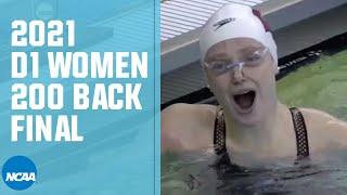 Women's 200 Backstroke Final | 2021 NCAA Swimming Championships