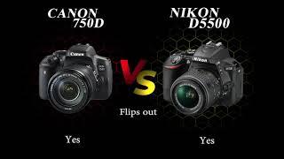 nikon d5500 vs canon 750d