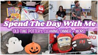 SPEND THE DAY WITH ME | Clean With Me, Old Time Pottery, Shopping Haul