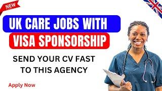 5 UK Care Agencies Urgently Hiring Overseas Workers, Send Your CV Here