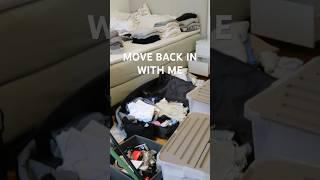 MOVE BACK IN WITH ME: Einzug, aufräumen, roomtour #roomtour #moving #aufräumen #aussortieren