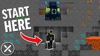 Spawning at the Bottom of THIS Minecraft World... Here's What Happened