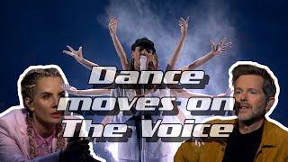 Dance moves on the The voice Norway-stage! | seasons 6-9 | compiplation