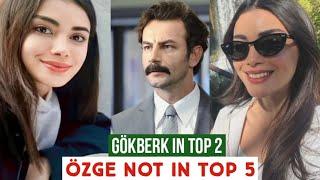 Gökberk demirci in Top 2 !Özge yagiz in Top 5