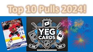 Top 10 Hockey Cards Pulls in 2024 on YEG Cards Channel!