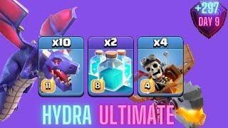 +297 | Hydra Ultimate Attack TH16 | Day 9 | Legend League 11/2024