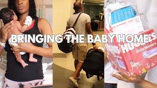 24 HOURS WITH A NEWBORN + BRINGING OUR BABY HOME + REGISTRY GIFT & GENDER REVEAL | Saunders Family