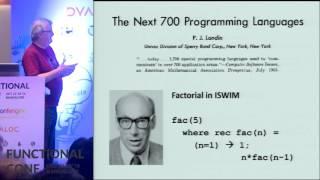 Why Functional Programming Matters by John Hughes at Functional Conf 2016