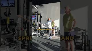 How to set up & perform a banded face pull. #fitness #trainer