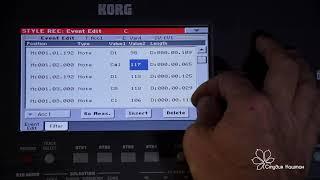 Как создать стиль на синтезаторе Korg PA600. Часть 2