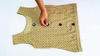 Designer Top Cutting and Stitching | Latest Design Balloon Top  (Step by Step Easy Method)