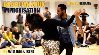 Brazilian Zouk Improvisation by William and Irene at Bremen / Germany February 2022.