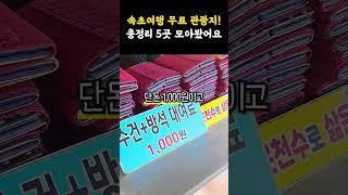 강원도 속초. 무료관광지 5곳 입니다.바다와 숲이 참 좋아요~