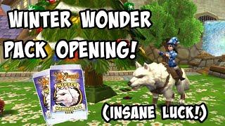 Wizard101| WINTER WONDER (2019) PACK OPENING (I GOT THE WOLF!!)