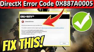 How to FIX Call of Duty: Black Ops 6 DirectX Error | Quick and Easy Fix