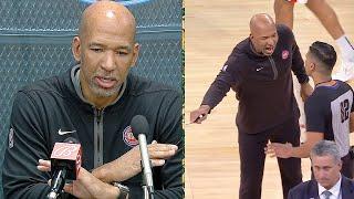 Monty Williams UPSET with Pistons-Knicks Ending ️