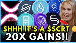 Top 7 altcoins to buy now 10-20x gains!! (XRP, SUI COIN, ADA CARDANO, THETA, TIA, SCRT) Crypto news