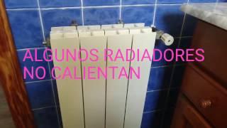 No me calientan algunos radiadores de calefacción reparto de calor y purgar radiador