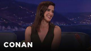 Cobie Smulders Loved Working With Arnold Schwarzenegger | CONAN on TBS