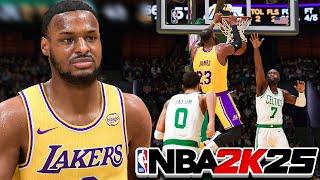 Bronny James 20 ASSISTS Against Off-Balling Paint Masher in NBA 2K25 Play Now Online