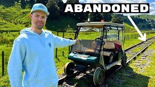 Riding a Golf Cart on Train Tracks for 82km