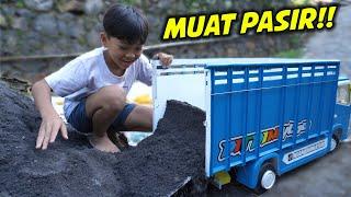 MUATAN PASIR!! TRUK BARU DIMAS COBA MUATAN BERAT..