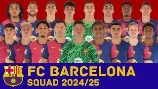 FC BARCELONA Full Squad For Season 2024/25 | FC Barcelona | FootWorld