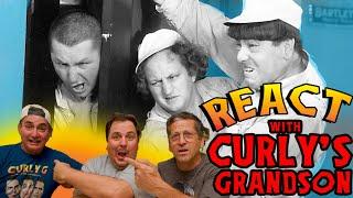 The THREE STOOGES REACT w/ @CurlysGrandson Ep. 9 - "Pardon My Scotch"