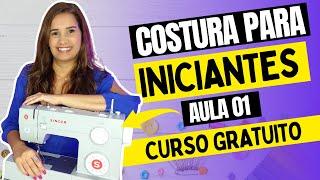 CURSO GRATUITO DE CORTE E COSTURA ONLINE PARA INICIANTES - AULA 01 - AULAS DISPONÍVEIS AINDA EM 2024