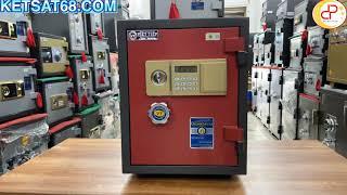 HƯỚNG DẪN SỬ DỤNG KÉT SẮT VIỆT TIỆP KHOÁ ĐIỆN TỬ (MÀU ĐỎ) TAY NÚM XOAY TRÒN - KETSAT68.COM