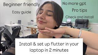  How to Install Flutter & Android Studio in 2025 (Without crying) | Full Beginner Setup Guide