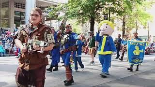 A FALLOUT PitBoy Cosplay Parade Comes @ Dragon Con 2024 by Cosplayer Nation