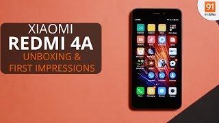 Xiaomi Redmi 4A: First Look | Hands on | Launch