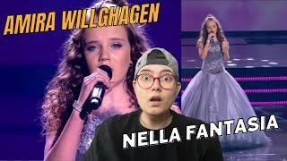 FIRST TIME REACTION TO AMIRA WILLIGHAGEN - Nella Fantasia| VOICE OF AN ANGEL?|| ALEX REACTS