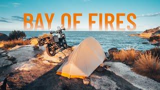 Solo motorcycle camping Tasmania Wine Glass Bay to Bay of Fires on my Royal Enfield Himalayan S1-E12