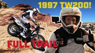 Yamaha TW200 Takes on 5 Miles of Hell - Full Trail POV