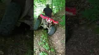 fourwheeler downhill drop