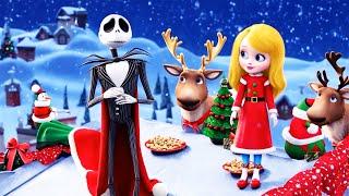 Christmas Jack Skellington and Sally Happy Holidays Adventure