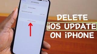 How to Delete iOS Update on iPhone