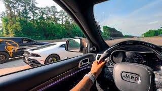 2 TRACKHAWKS BULLY LAMBORGHINI HURACAN 