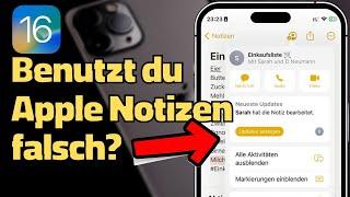 Apple Notizen für iPhone kann MEHR, als du denkst