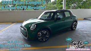 2025 Mini Cooper S 4 Door POV Review. Is It Really That Much More Spacious Than The 2 Door?