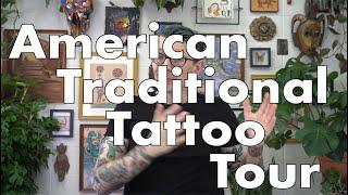 American Traditional Tattoo Tour: Tattoo Collection Breakdown #traditional #tattoo