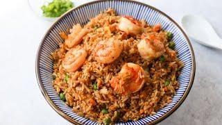 30-min. Delicious Chinese Style Shrimp Fried Rice