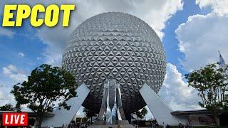  LIVE: EPCOT Wednesday for Rides and Entertainment world showcase at Walt Disney World 8/28/2024