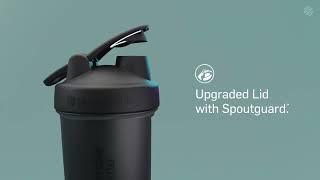 BlenderBottle Shaker Bottle with Pill Organizer and Storage for Protein Powder, ProStak System,