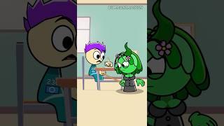 Cheating on the exam! Incredibox Sprunki #funny #shorts