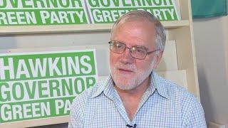 Howie Hawkins confronts Cuomo with debate request