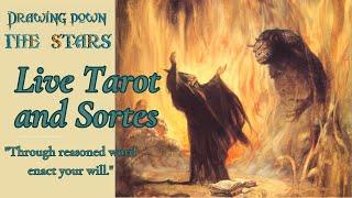 "Through reasoned word enact your will." Live Tarot and Sortes with Snappy