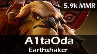 90: A1taOda as Earthshaker Mid - 5.9k MMR Ranked Gameplay